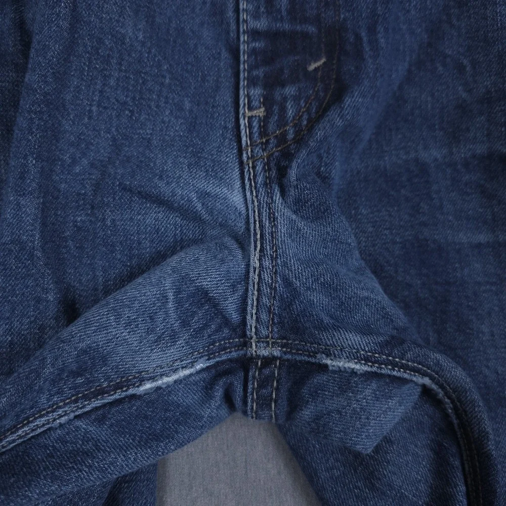 Vintage Levis 569 Baggy Jeans Mens 40x32 (Fits 38x31) Blue Loose Fit Flap Pocket